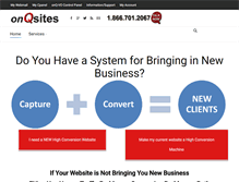 Tablet Screenshot of onqsites.com
